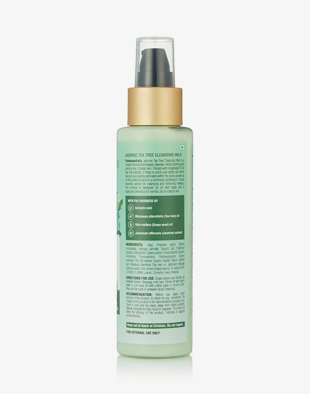 Fabessentials Jasmine Tea Tree Cleansing Milk - Distacart