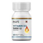 Thumbnail for Inlife Vitamin D3 5000 IU Capsules With Gelatin