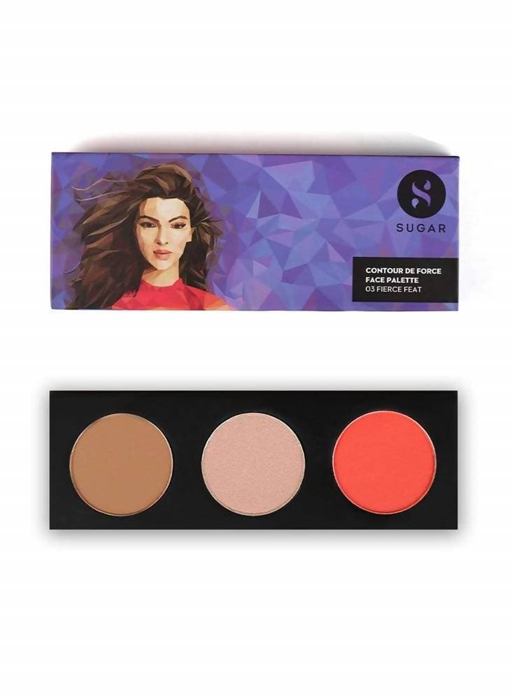 Sugar Contour De Force Face Palette - 03 Fierce Feat - Distacart