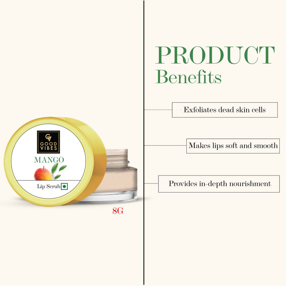 Good Vibes Mango Lip Scrub