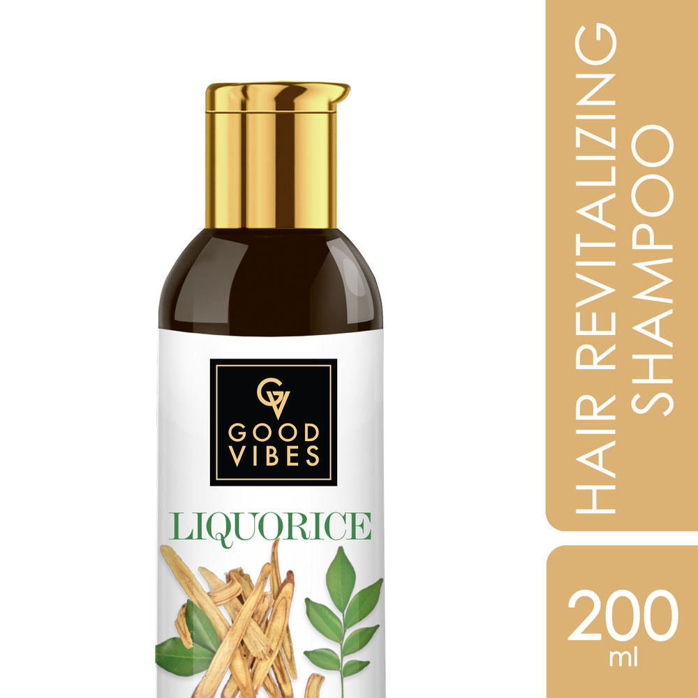 Good Vibes Liquorice Hair Revitalizing Shampoo