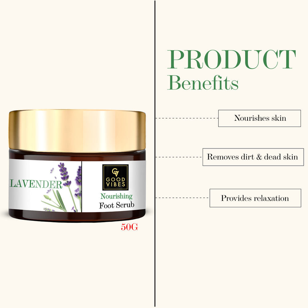 Good Vibes Nourishing Foot Scrub - Lavender