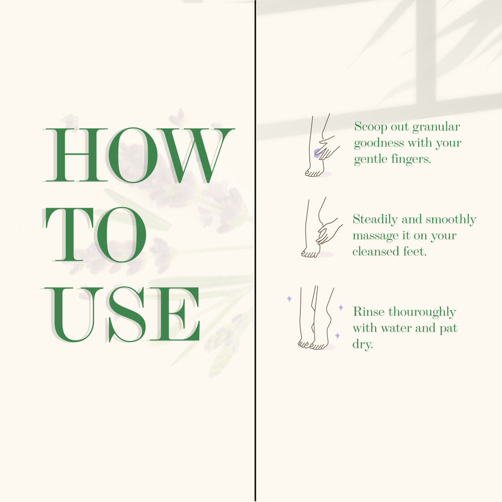 Good Vibes Nourishing Foot Scrub - Lavender