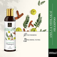 Thumbnail for Good Vibes Amla Shikakai Strengthening Shampoo