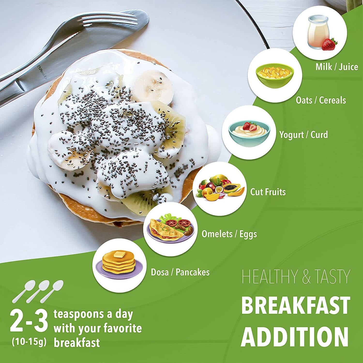 Fulsome Premium White Chia Seeds - Distacart