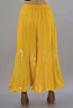 Thumbnail for Mominos Fashion Yellow Mirror Palazzo