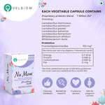 Thumbnail for Velbiom Nu Mom Probiotic Health Capsules For Women - Distacart