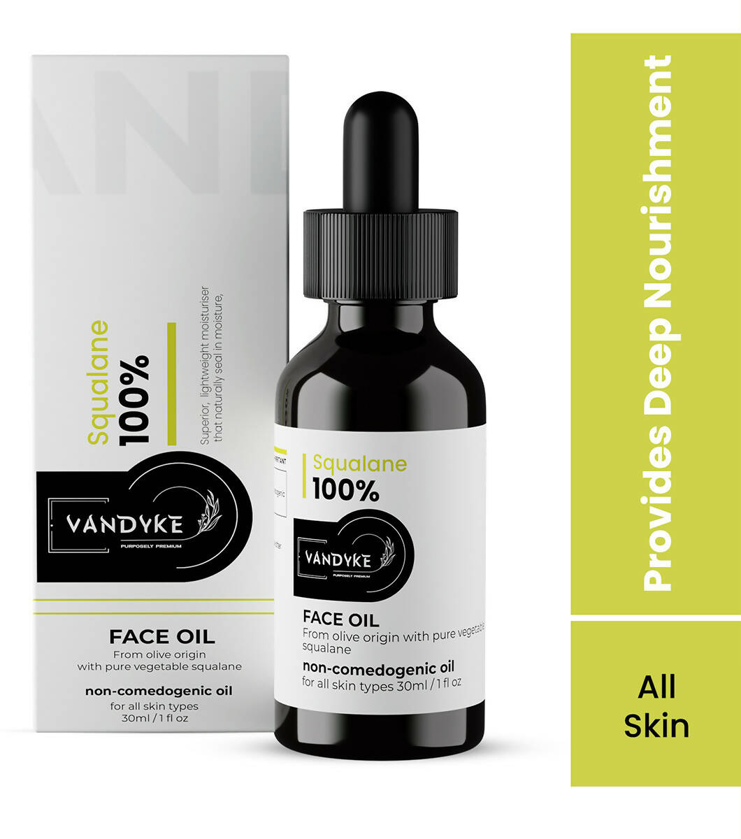 Vandyke Squalane 100% Face Oil - Distacart