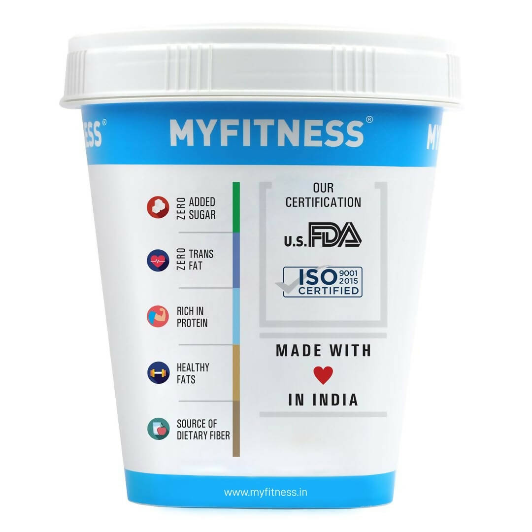 Myfitness All Natural Unsweetened Peanut Butter Crunchy - Distacart