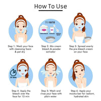 Thumbnail for NutriGlow Lacto Bleach Tan Removal Creme Pack - Distacart