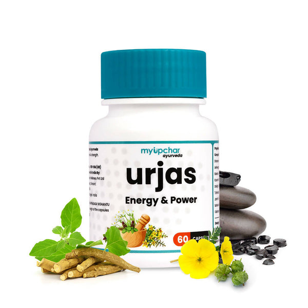 myUpchar Ayurveda Urjas Energy & Power Capsules For Men - Distacart