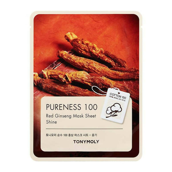 Tonymoly Pureness 100 Red Ginseng Mask Sheet - Distacart