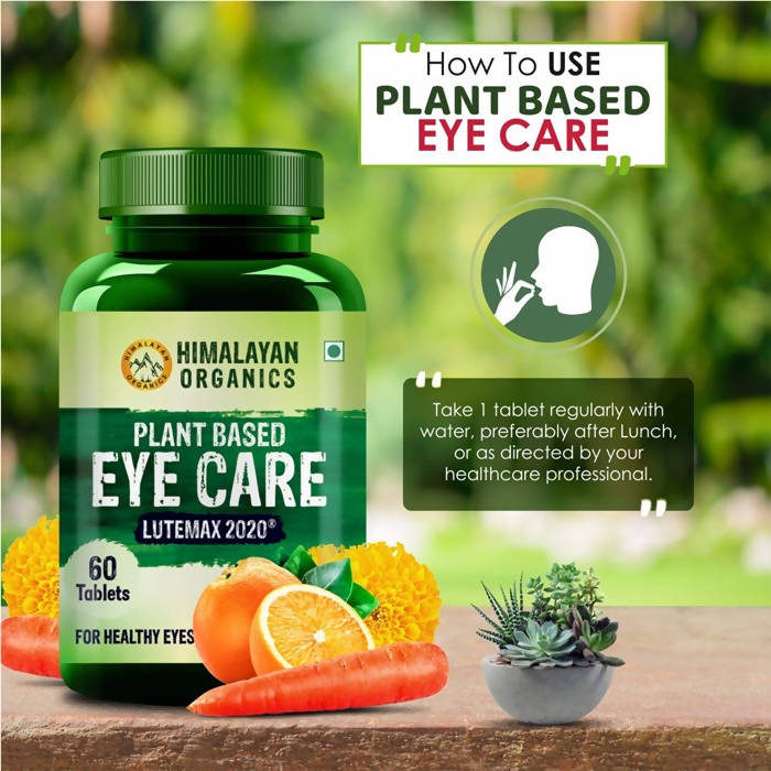 Himalayan Organics Plant Based Eye Care Tablets Lutemax 2020 60 Tablets