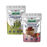 Thumbnail for TummyFriendly Foods Dry Dates Powder and Raw Kerala Banana Powder Combo - Distacart