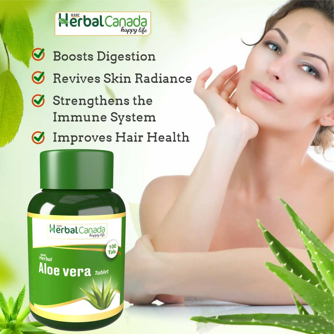 Herbal Canada Aloe Vera Extract Tablets - Distacart