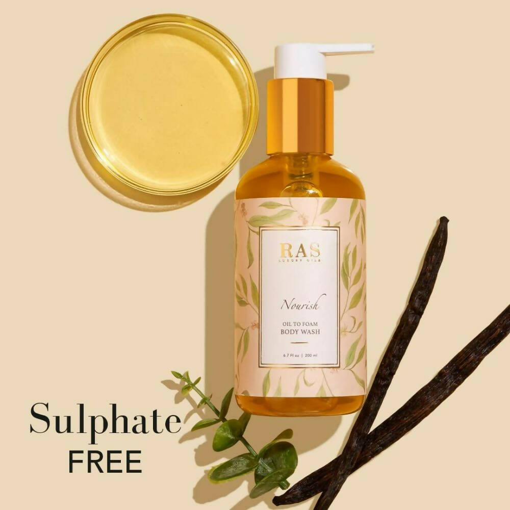 Ras Luxury Oils Nourish Hydrating & Purifying Body Wash - Distacart