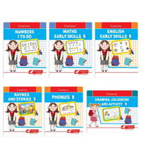 Thumbnail for Cardinal Fun Learning Junior KG Activity Books Set of 6|Number| Rhymes & Story| Phonic| English & Maths Skill| Colouring Book For Kids Ages 4-5 Years - Distacart