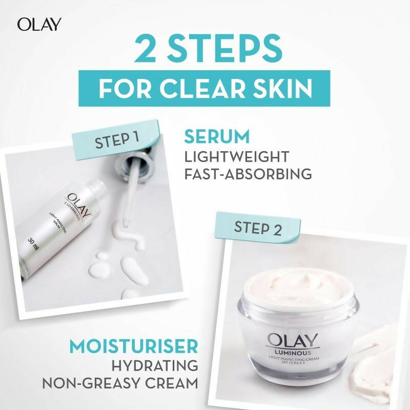 Olay Luminous Niacinamide Face Cream SPF 15 PA++ For Clear & Even Skin - Distacart