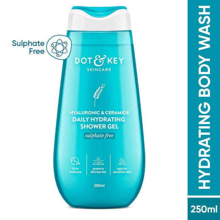 Dot & Key Hyaluronic & Ceramides Daily Hydrating Shower Gel - Distacart