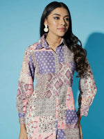 Thumbnail for Myshka Women Multi-Printed Bling & Sparkly Co-Ords - Distacart