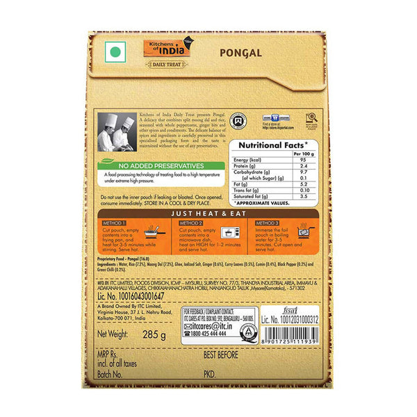 Kitchens of India Pongal - Distacart