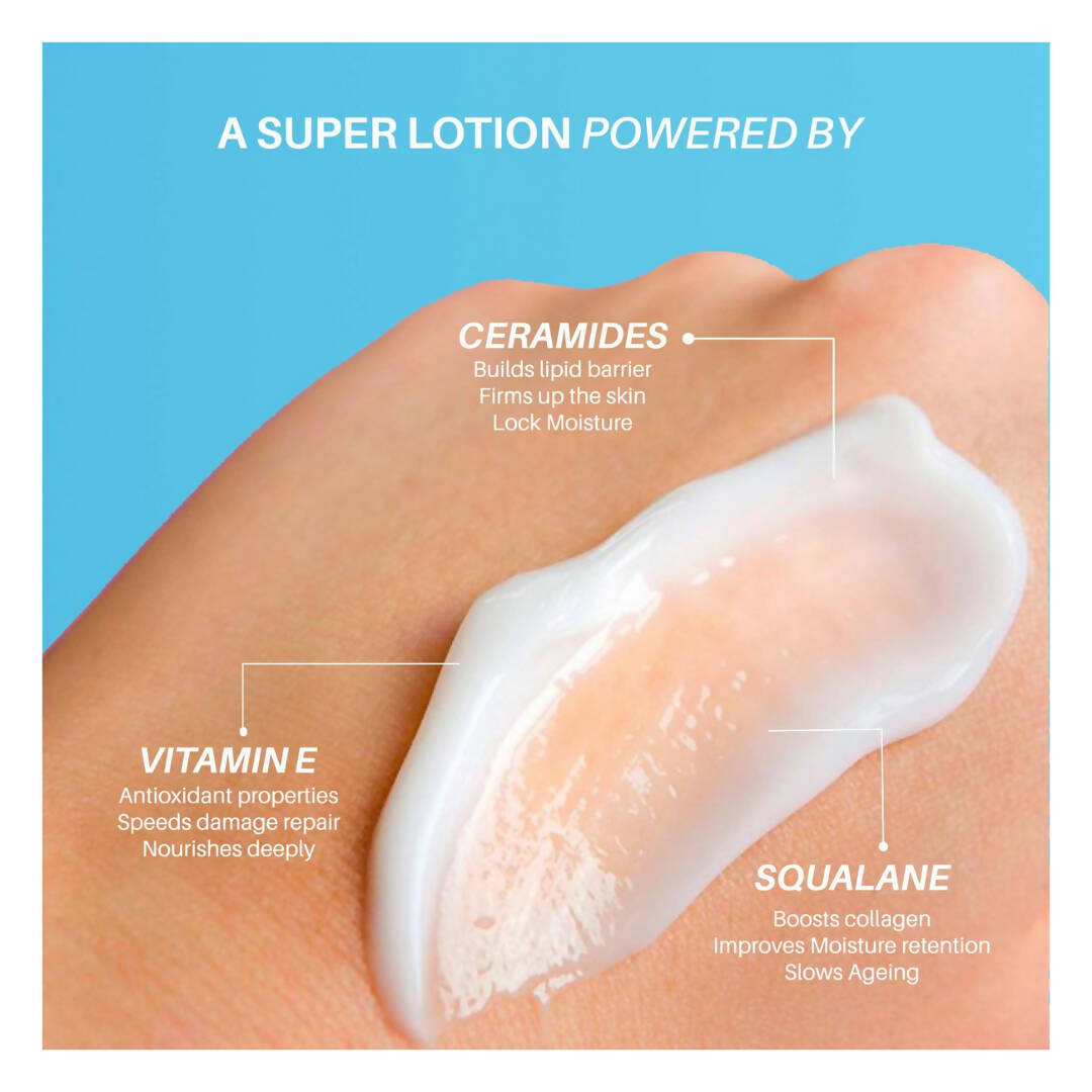 Dermdoc Ceramides, Squalane & Vitamin E Deep Moisturising Creme Body Lotion - Distacart