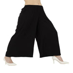 Thumbnail for Lagi Women's Black Solid Palazzo (PLZ03A)