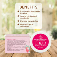 Thumbnail for Bella Vita Organic Strawberry Tinty Blush 3 in 1