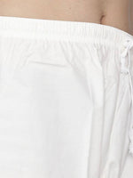 Thumbnail for Manyavar Men White Solid Kurta with Pyjamas - Distacart