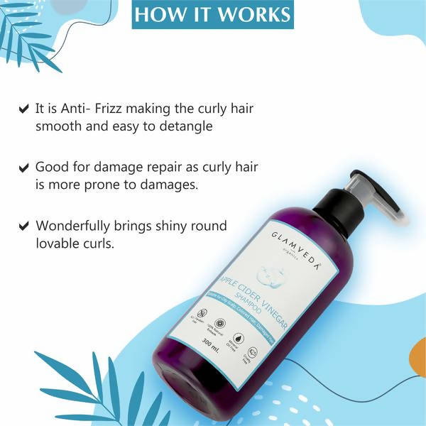 Glamveda Apple Cider Vinegar Shampoo