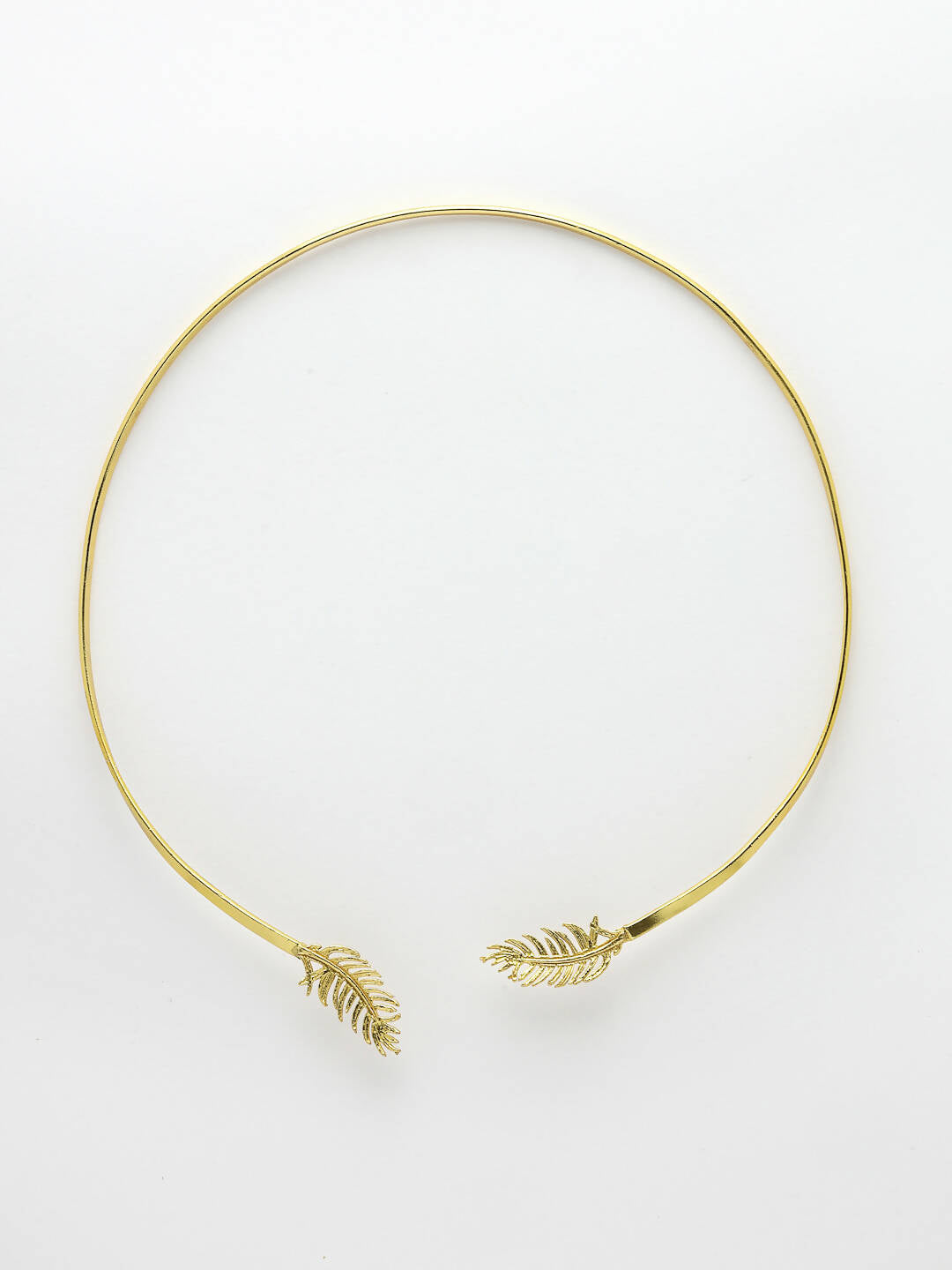 NVR Women Gold-Plated Circular Choker Necklace - Distacart