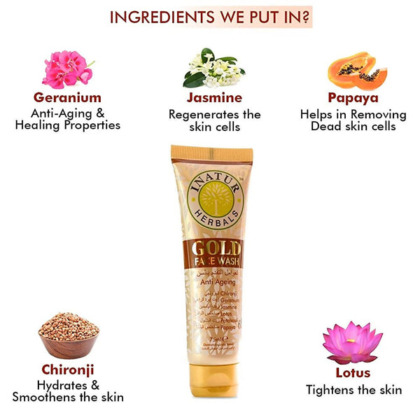 Inatur Gold Face Wash