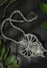 Thumbnail for Mominos Fashion Johar Kamal Silver-Plated Brass Finish Kaali Mata Long Neckalce Combo Set For Women - Distacart