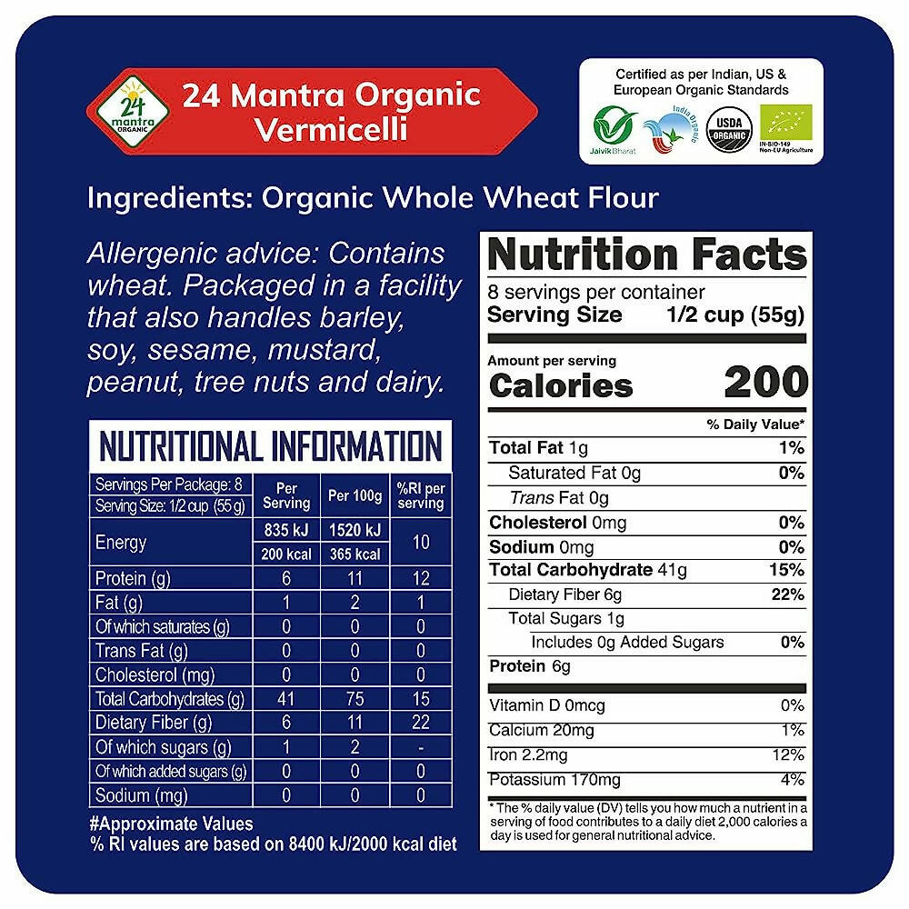 24 Mantra Organic Vermicelli - Distacart