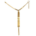 Thumbnail for Gold-Plated Alloy Designer Hand Harness Bracelet - The Pari - Distacart