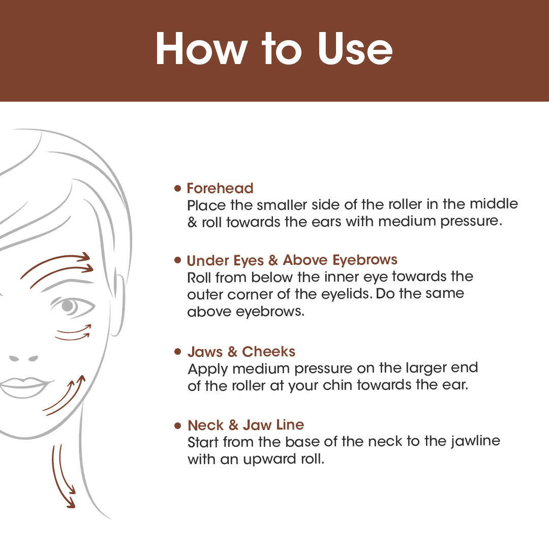 TAC - The Ayurveda Co. Kansa Wand Dual Purpose Massager Tool for Face & Body - Distacart