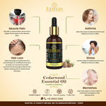 Thumbnail for Tamas Pure Ayurveda 100% Organic Cedarwood Essential Oil - USDA Certified Organic - Distacart