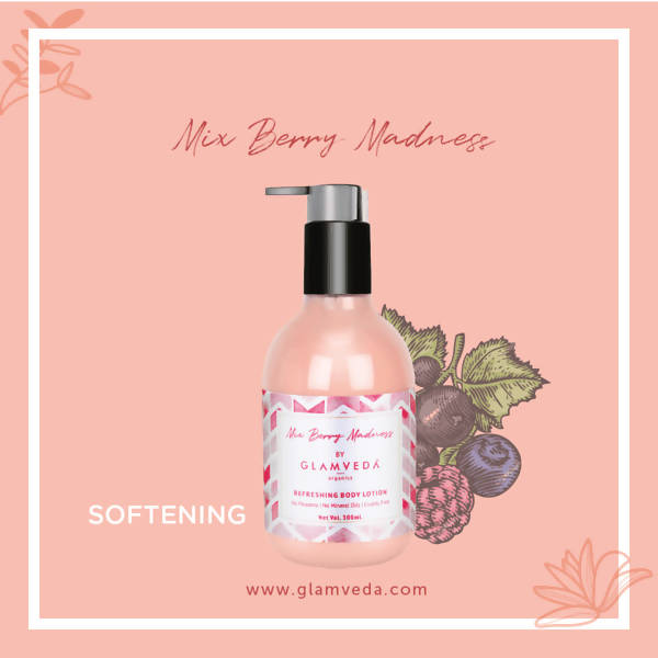 Glamveda British Rose & Milk Refreshing Body Lotion