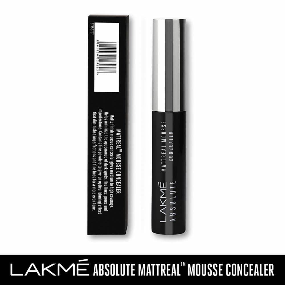 Lakme Absolute Mattereal Mousse Concealer - Sand - Distacart