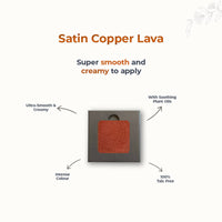 Thumbnail for Disguise Satin Smooth Eyeshadow Squares - Satin Copper Lava 205 - Distacart