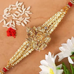 Thumbnail for Ganesha Blessings Rakhi & Soan Papdi - Distacart