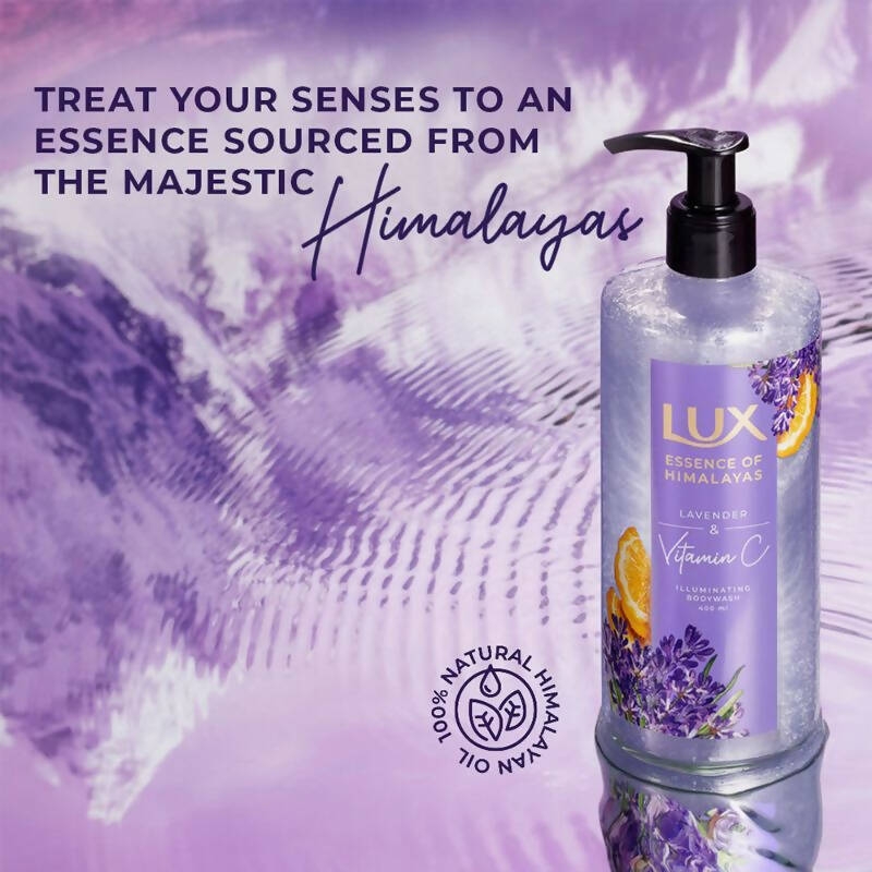 Lux Essence Of Himalayas Lavender & Vitamin C Illuminating Body Wash - Distacart