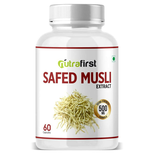 Nutrafirst Safed Musli Extract Capsules - Distacart