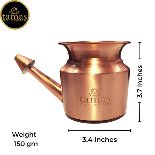 Tamas Copper Jal Neti Pot - Distacart