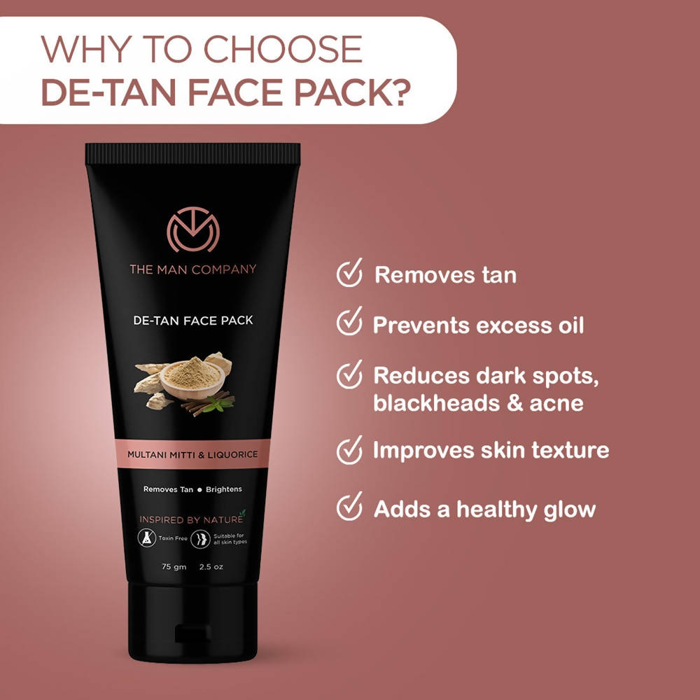 The Man Company De-Tan Face Pack - Distacart
