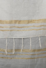 Thumbnail for Mominos Fashion Moeza Slub Cotton White Dupatta