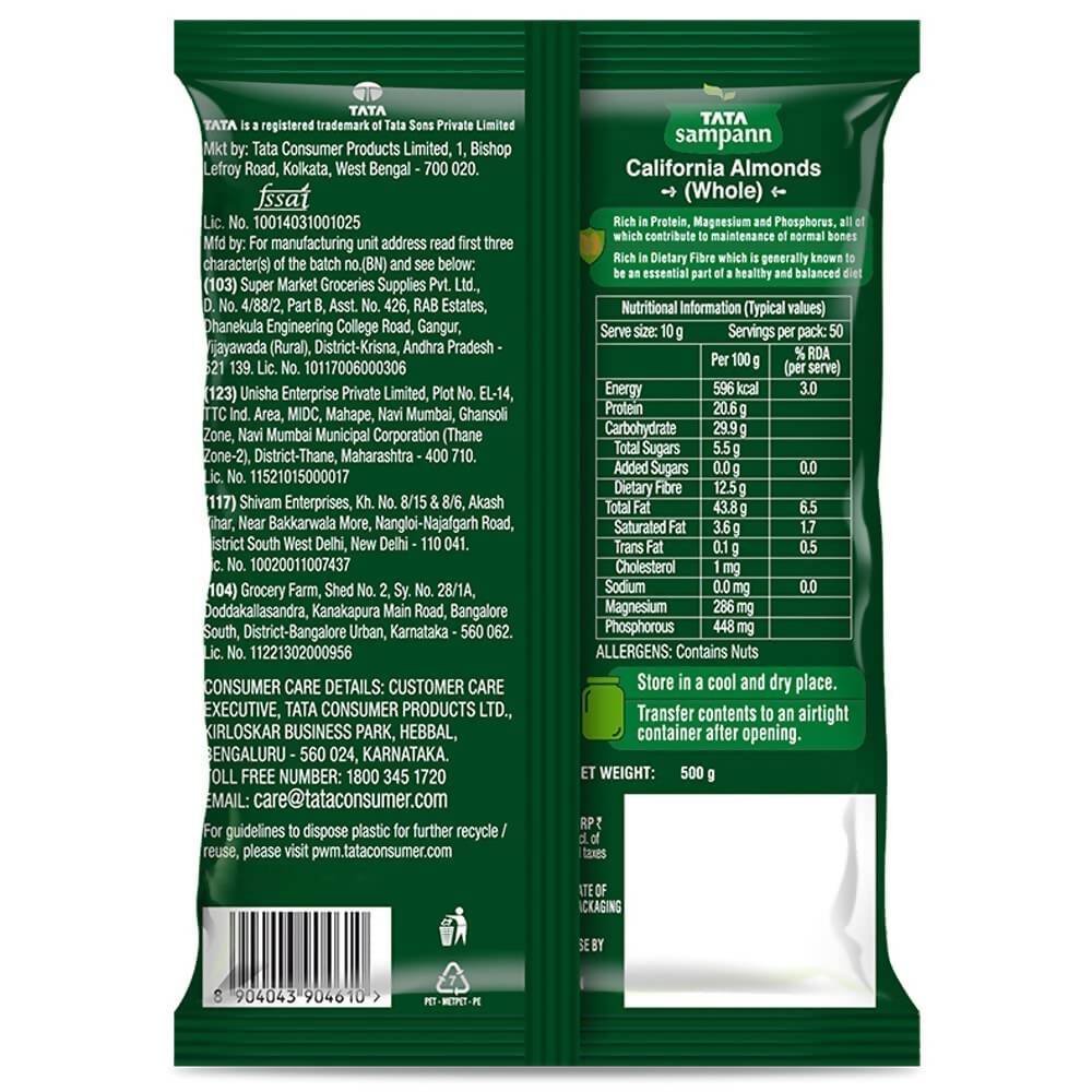 Tata Sampann Pure California Almonds - Distacart