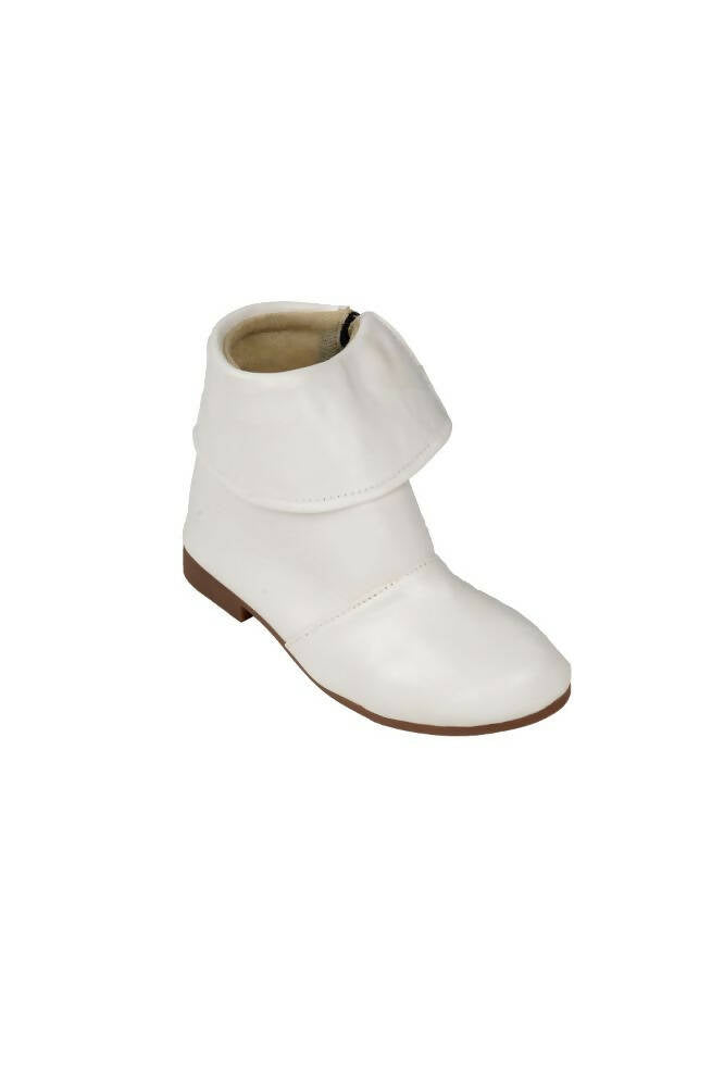 Tiny Bugs Girls Anckle Lenght Boots -White - Distacart