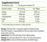 Thumbnail for Nature's Velvet Spirulina Powder
