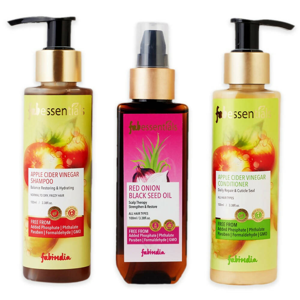 Fabessentials Hair & Now Gift Set - Apple Cider Vinegar - Distacart
